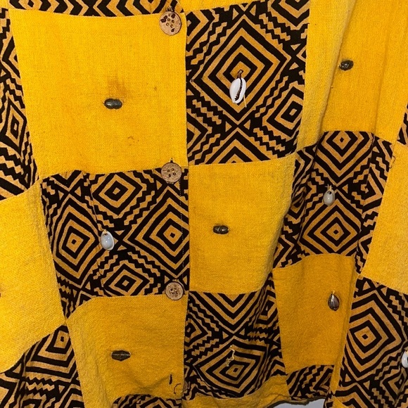 Tbeautoful tribal beaded/Shell Button Cardigan Shirt - Picture 14 of 16